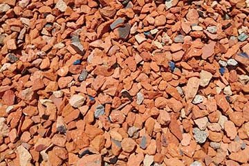 瓦チップ赤 5㎜~10㎜